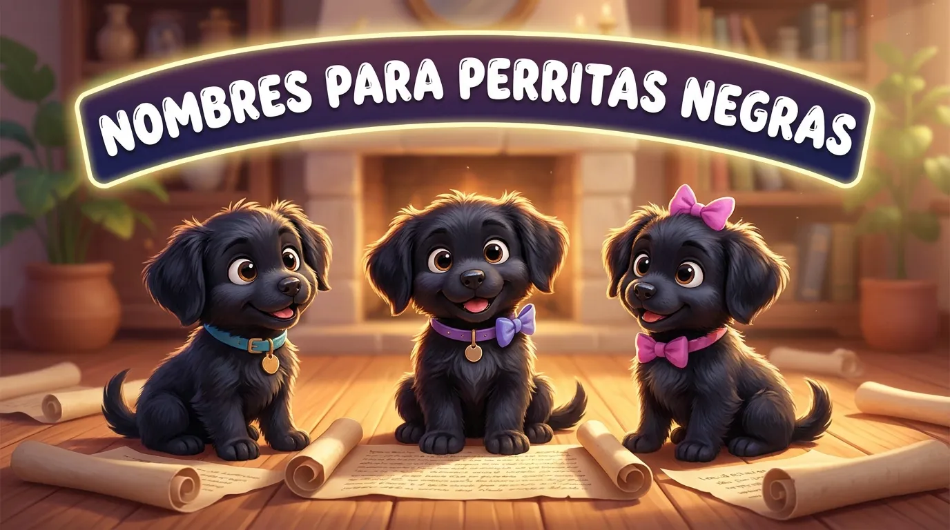 Nombres para perritas negras